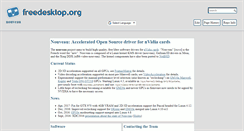 Desktop Screenshot of nouveau.freedesktop.org