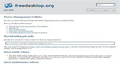 Desktop Screenshot of pm-utils.freedesktop.org