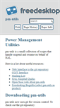 Mobile Screenshot of pm-utils.freedesktop.org