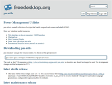 Tablet Screenshot of pm-utils.freedesktop.org
