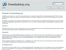 Tablet Screenshot of freedesktop.org